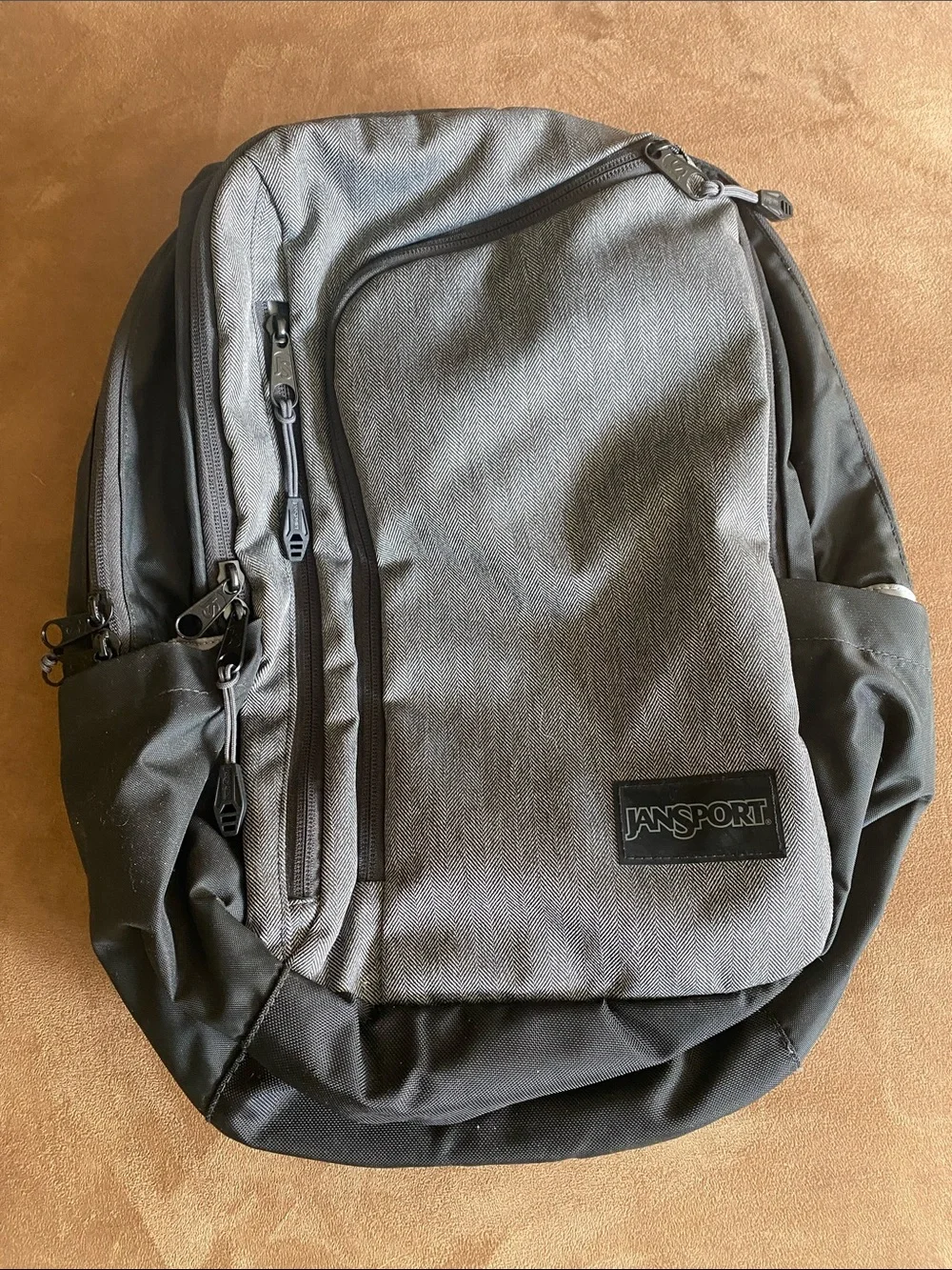 Jansport Gray and Black Everyday Backpack